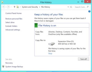 Using windows 8 File History for Simple Backup.docx 中的图象 1